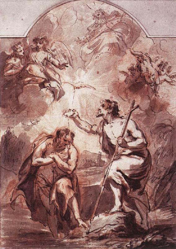 WIT, Jacob de Baptism of Christ in the Jordan oil painting picture